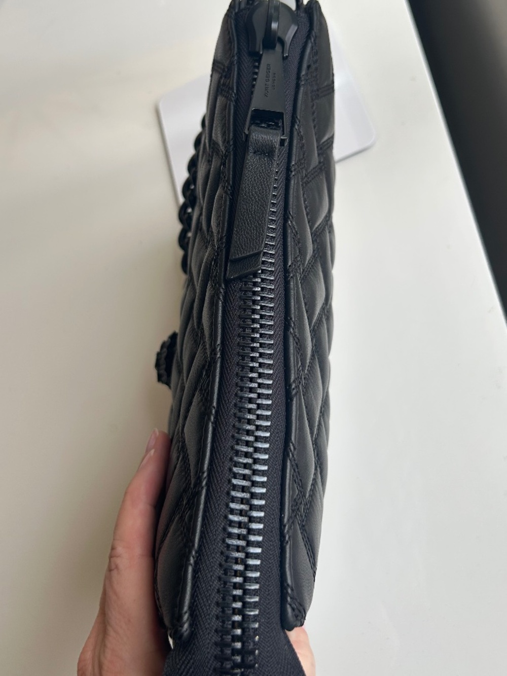 KURT GEIGER Kensington Drench Black Pouch Bag NWOT - Picture 9 of 13